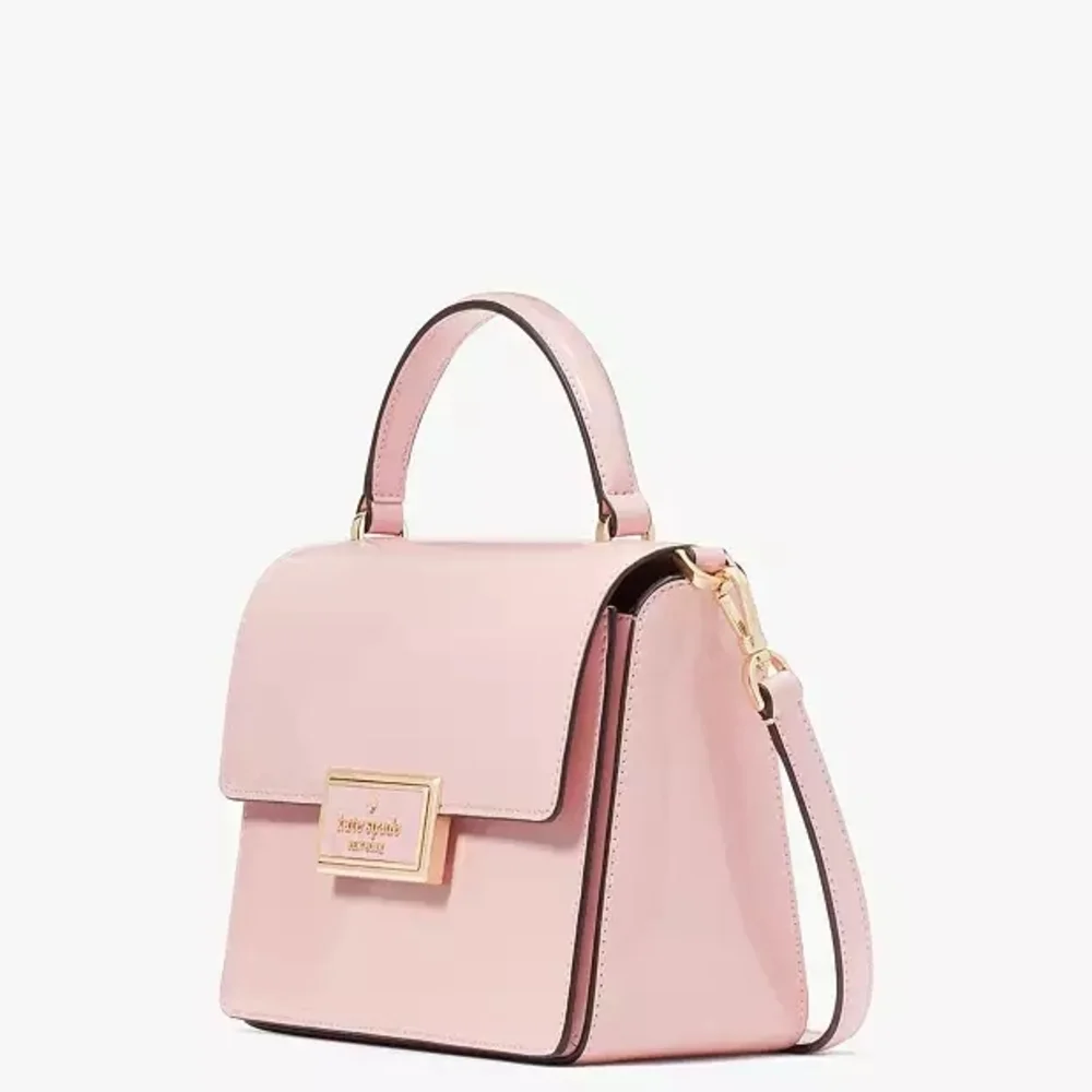 kate spade Blush Pink Leather Top-Handle Satchel with Strap